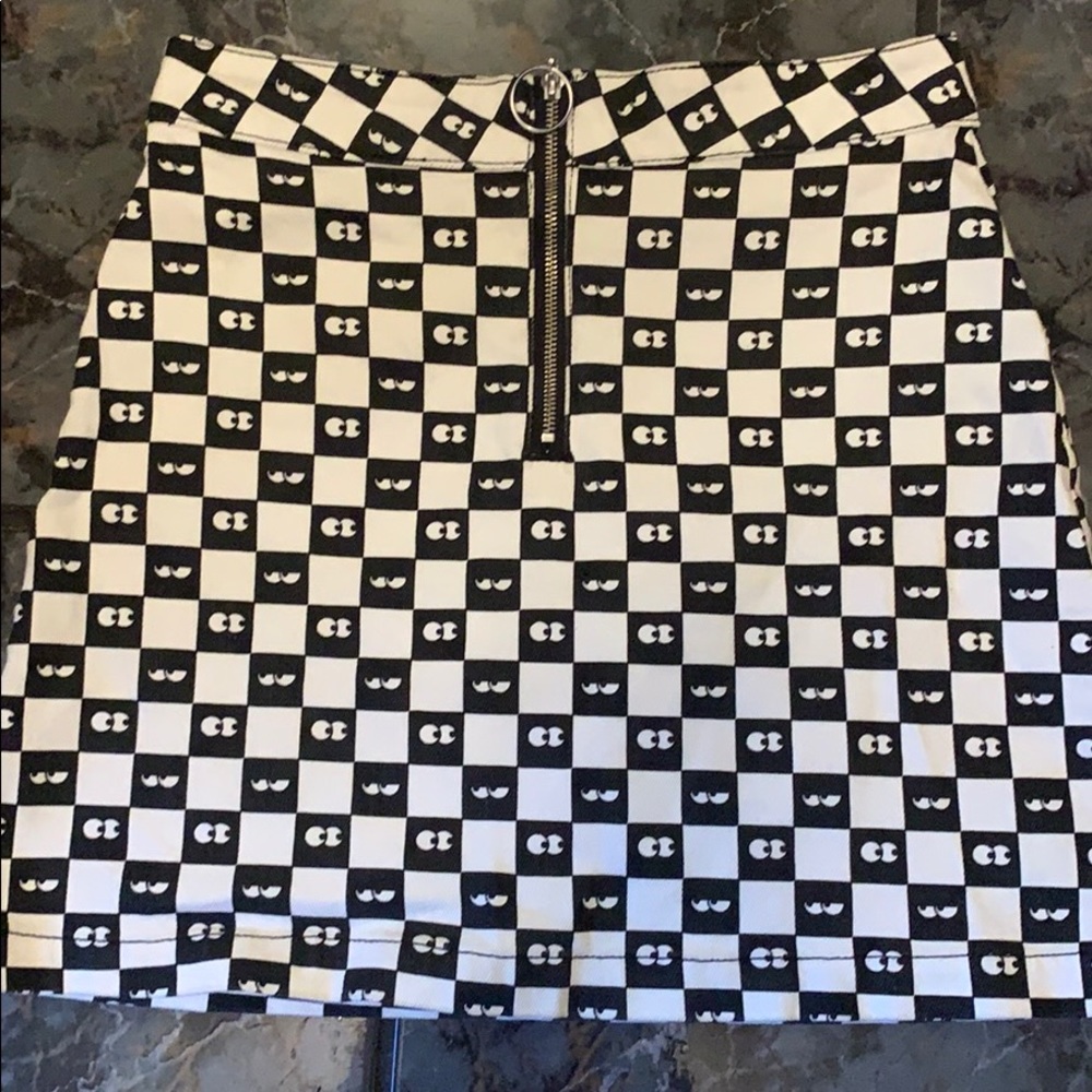 Lazy Oaf x Vans checkered skirt
